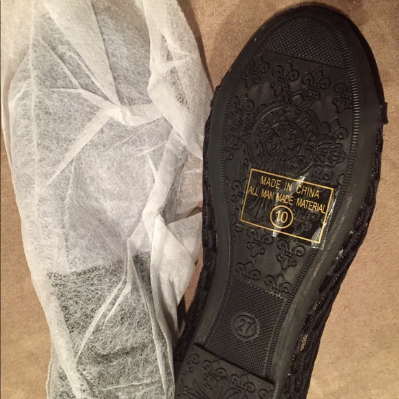 NWT Girl Sz 10, 11, 13 Black Flats / Dress Shoes - Picture 7 of 8